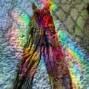 The little bazaar overalls patchwork